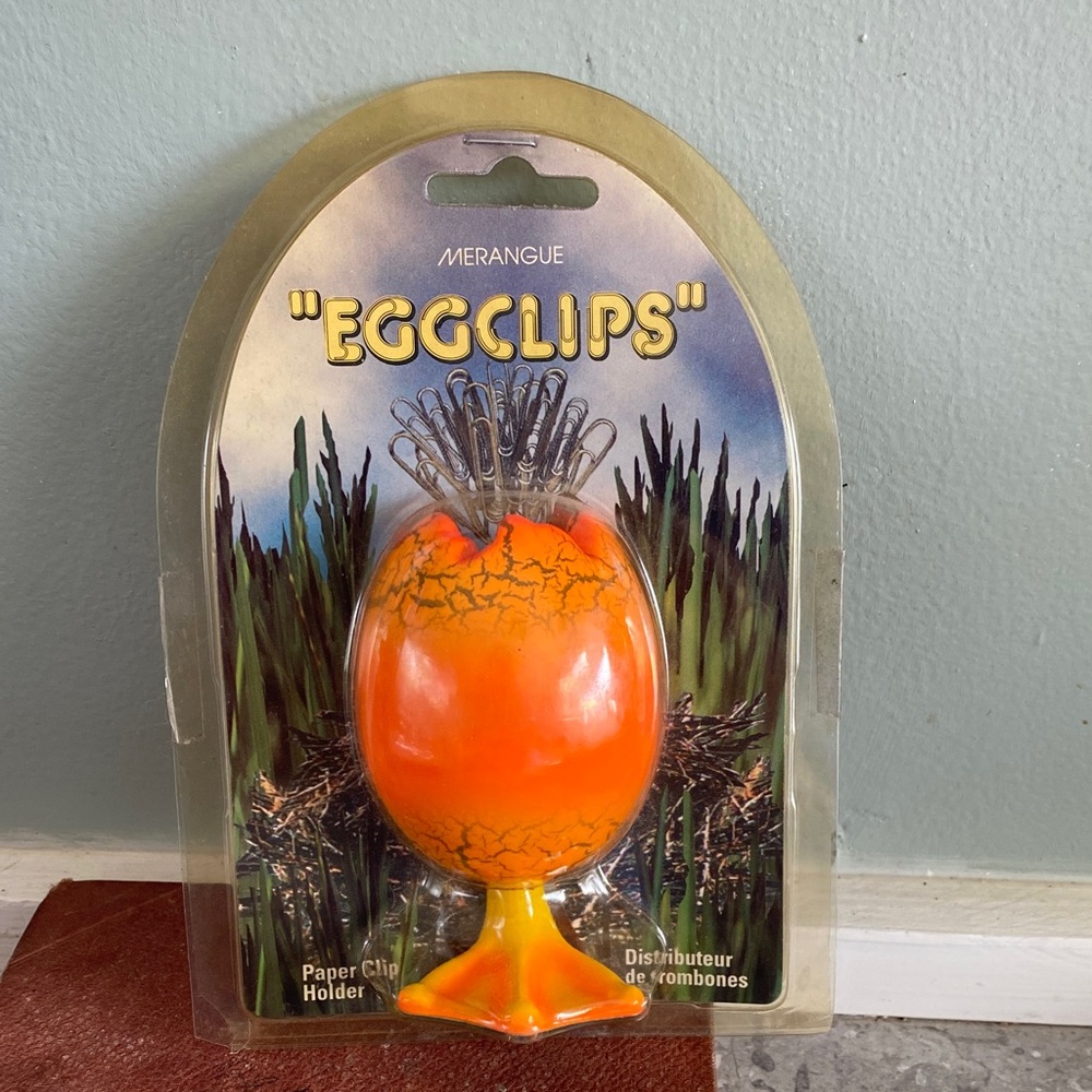 FREE with any PUCHASE Merangue Eggclips Paper Clip Holder stocking stuffer idea